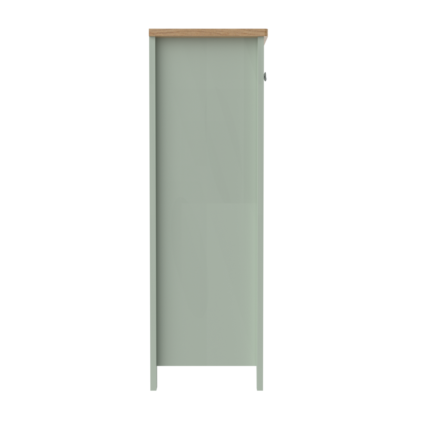 Olivia Console 1 Door with Open Shelf - Sea Foam