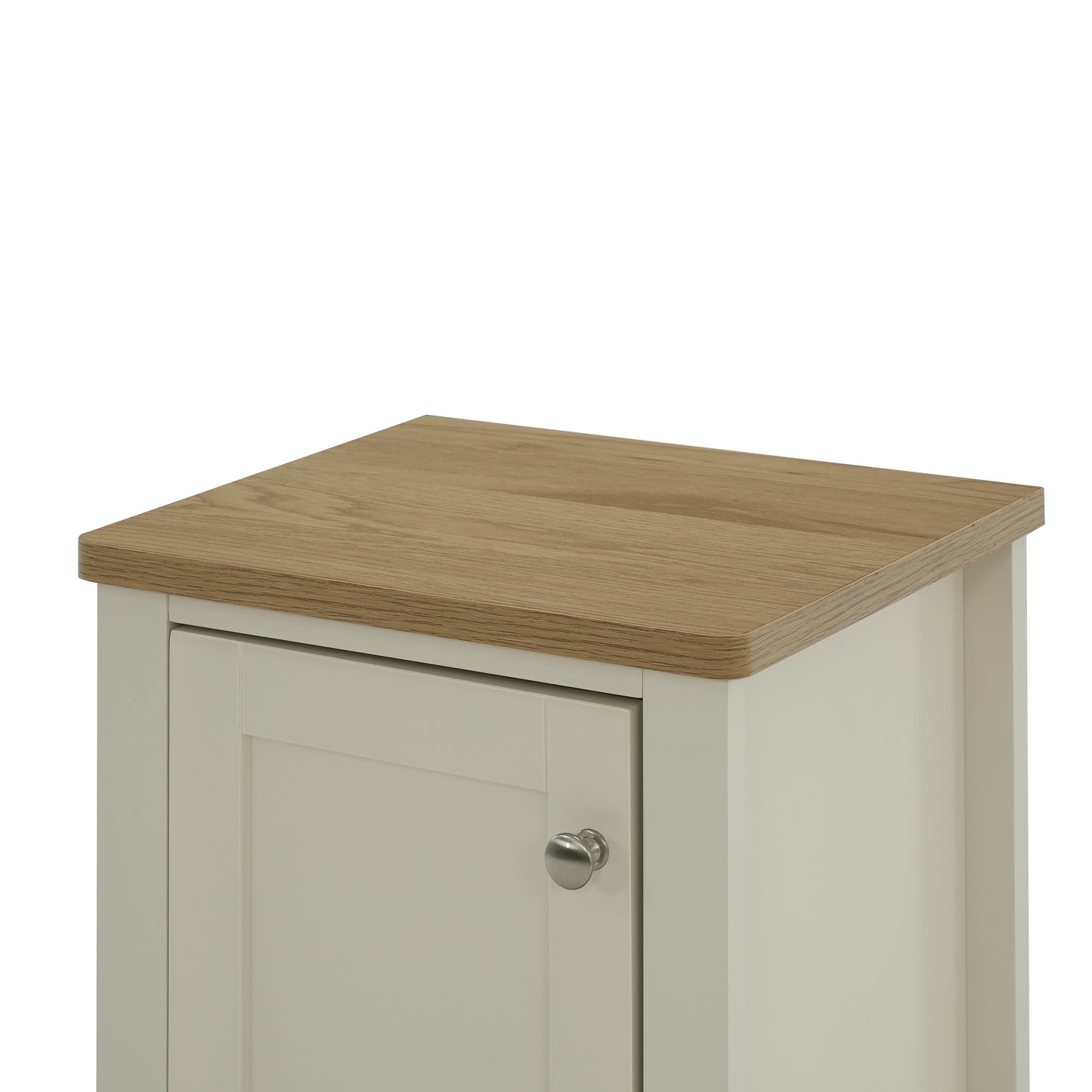 Olivia Single Door Floor Cabinet - Ivory