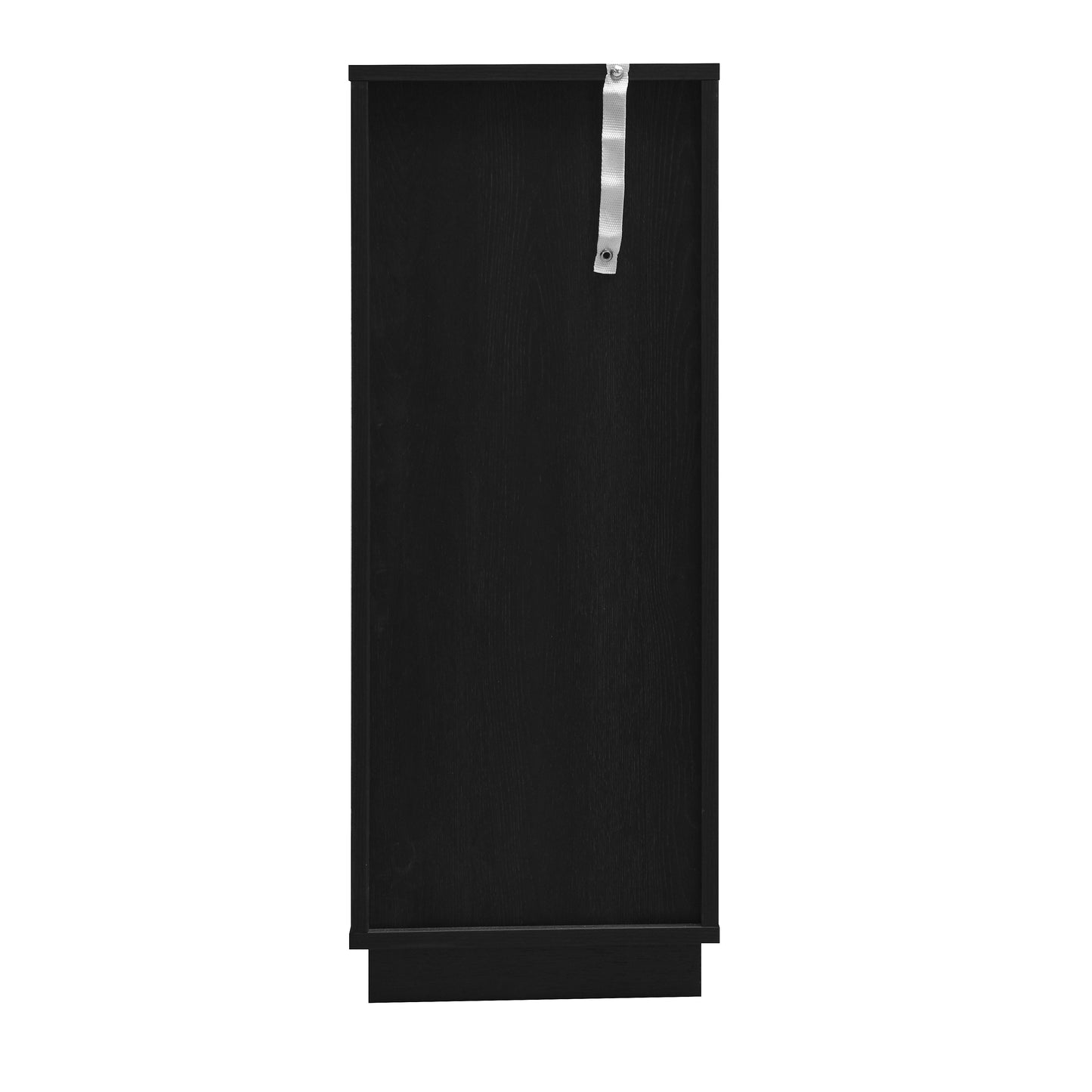 Gaia Single Door Floor Cabinet - Black Wood Effect