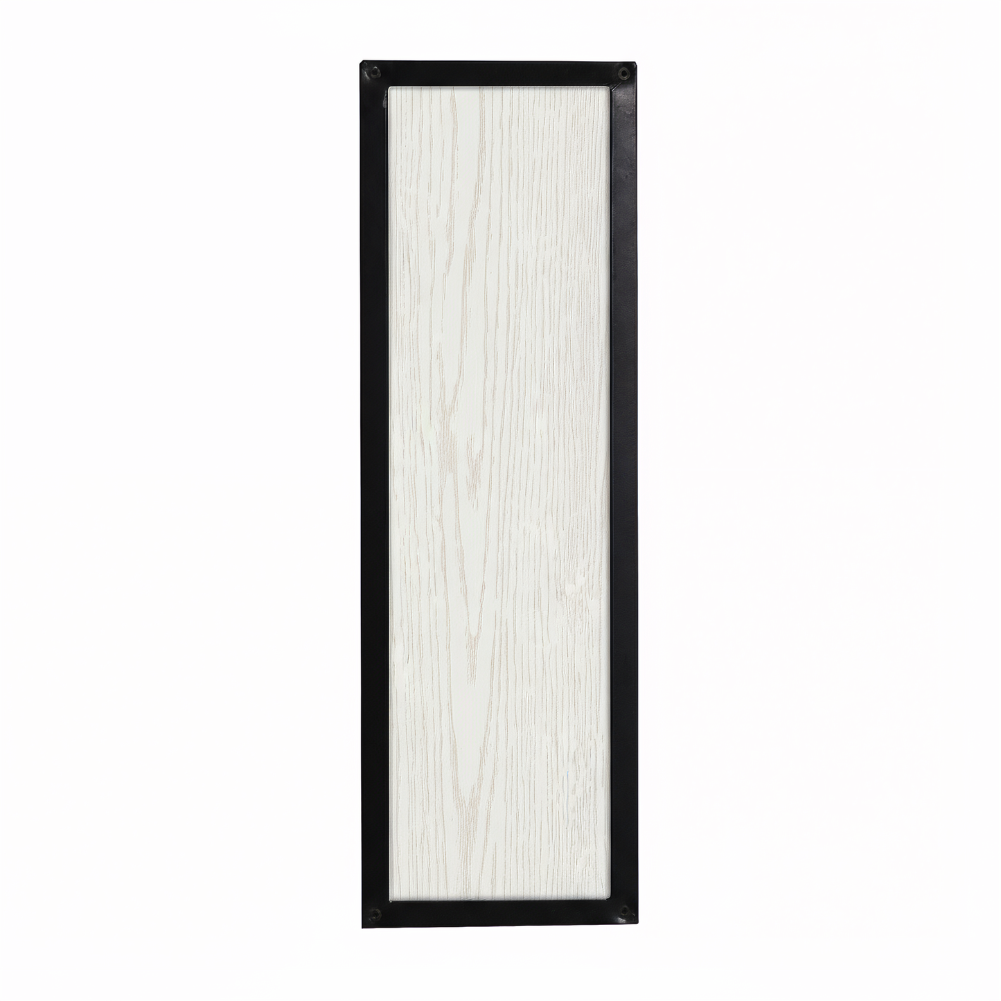 Rivet Single Mirrored Door Cabinet - White Wood Effect