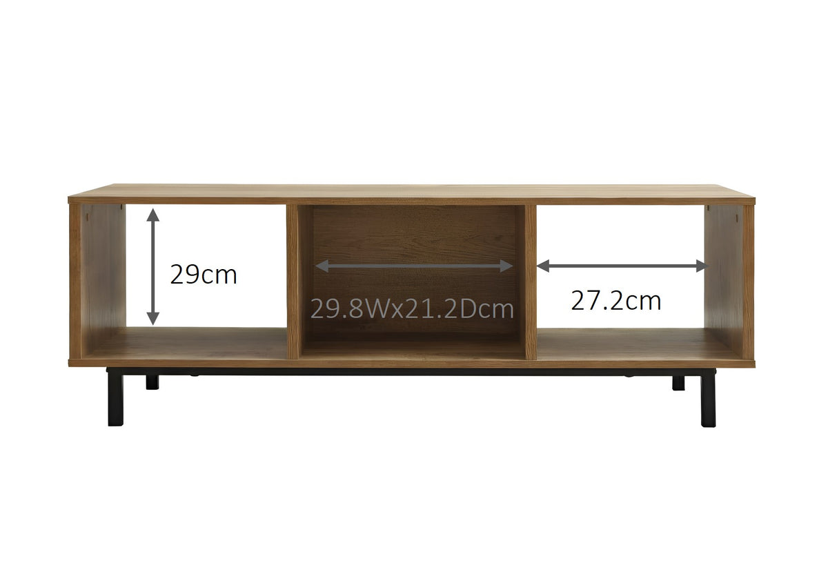 Cavin Coffee Table with Drawer - Dark Wood Effect