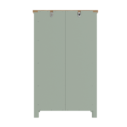 Olivia Console 1 Door with Open Shelf - Sea Foam