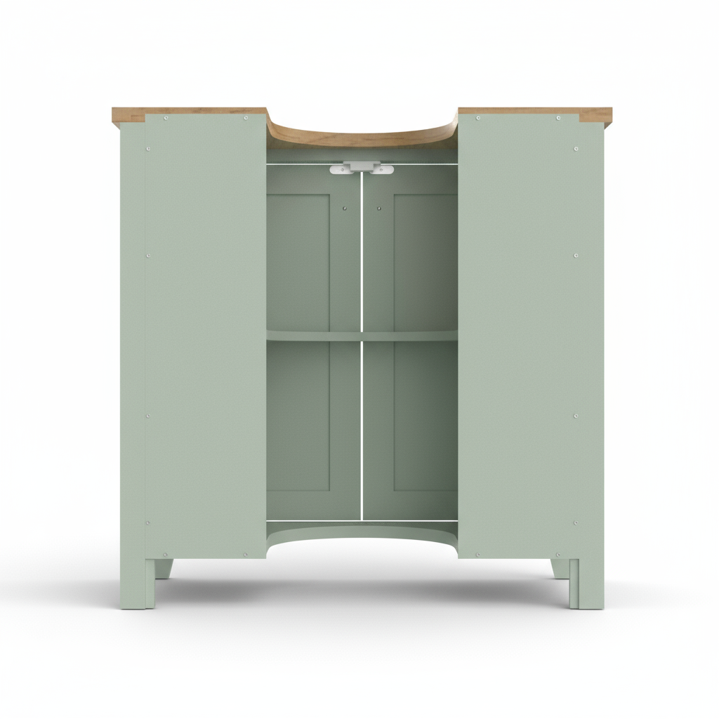 Olivia Underbasin Cabinet - Sea Foam