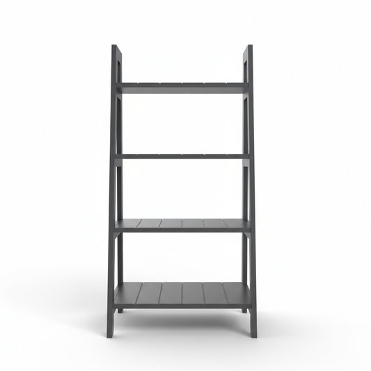 Devon 4 Tier Shelf Unit - Grey