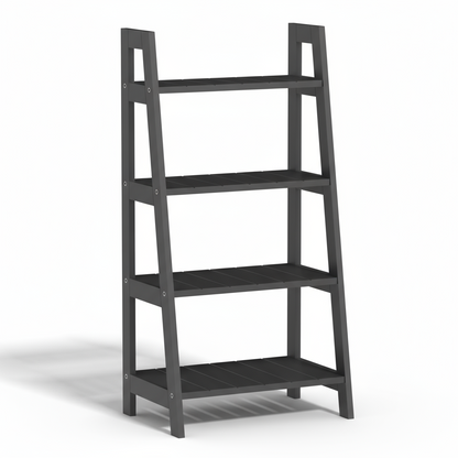 Devon 4 Tier Shelf Unit - Grey