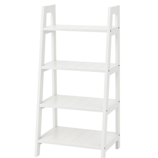 Devon 4 Tier Shelf Unit - White