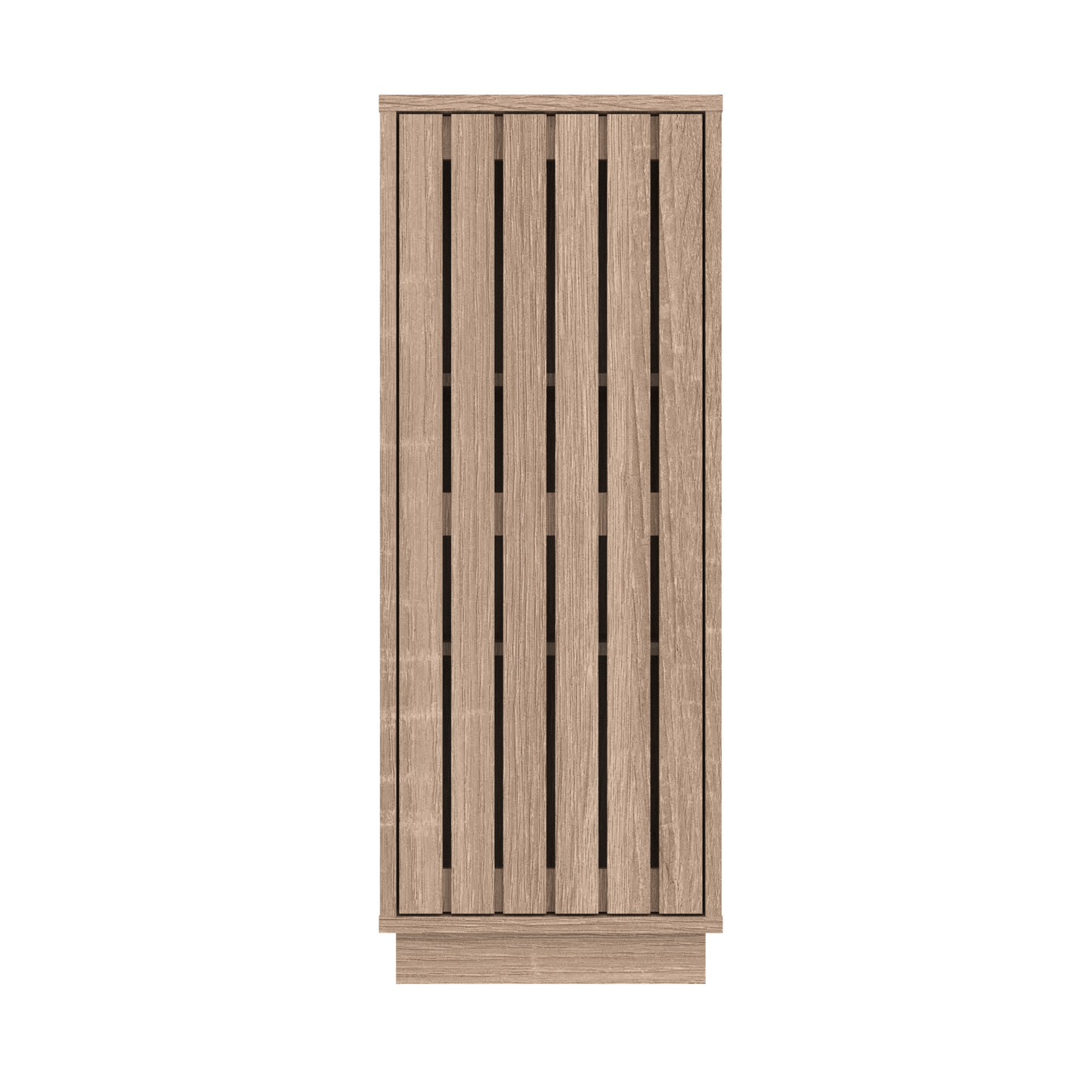 Gaia Single Door Floor Cabinet - Natural Oak Effect