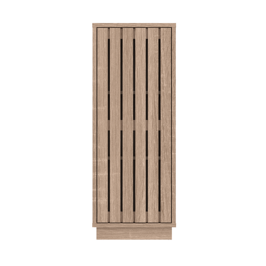 Gaia Single Door Floor Cabinet - Natural Oak Effect