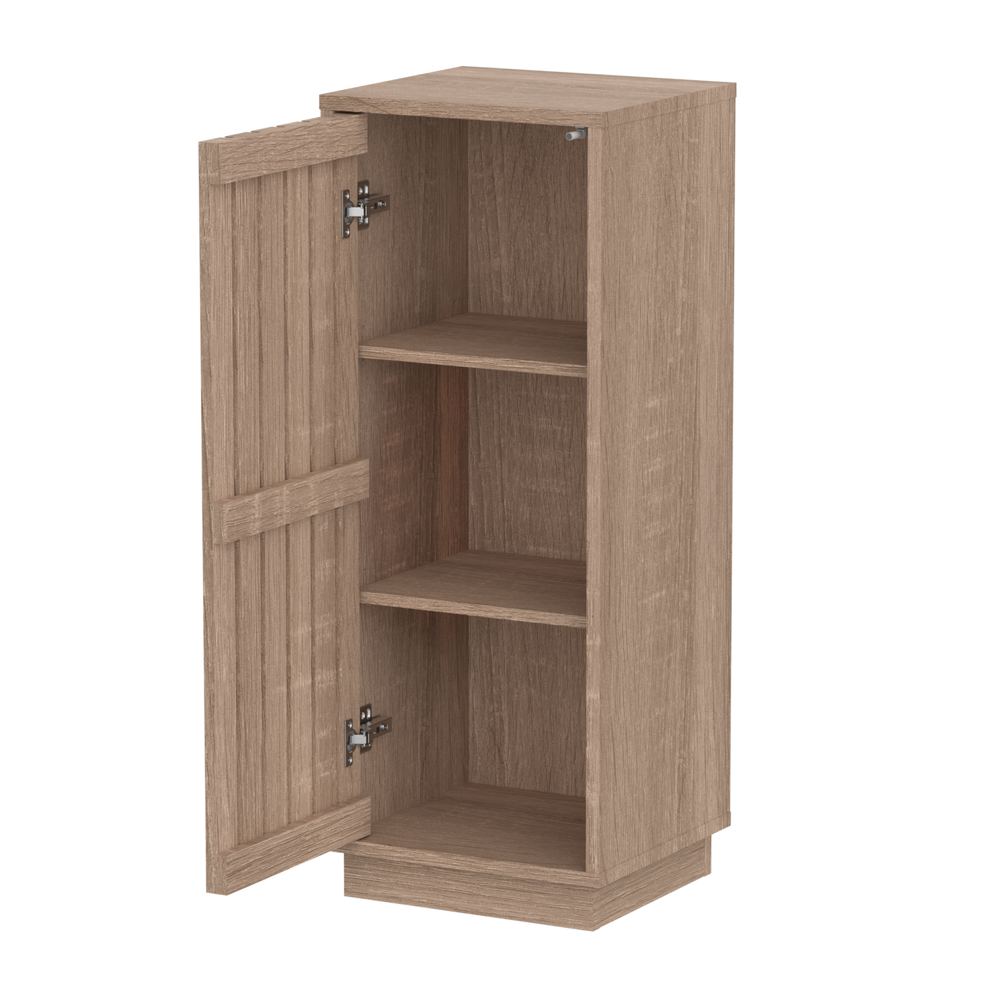 Gaia Single Door Floor Cabinet - Natural Oak Effect