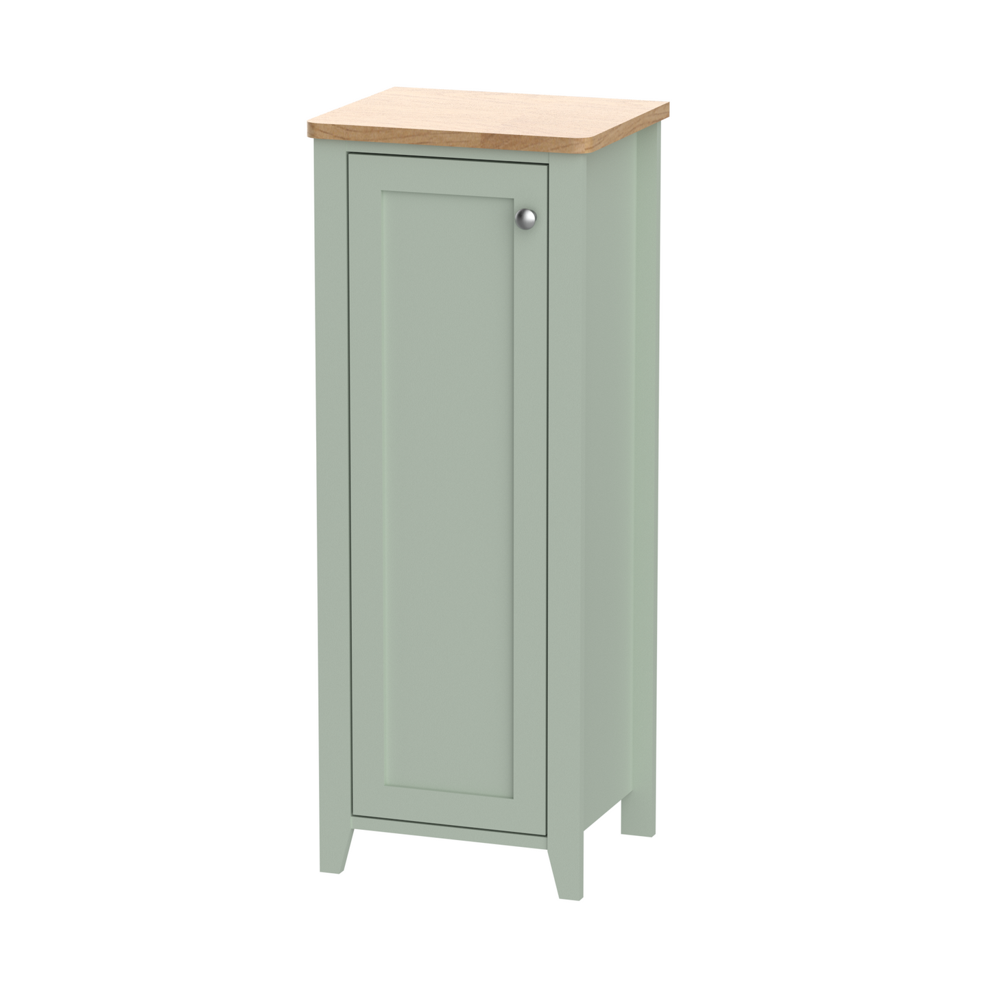 Olivia Single Door Floor Cabinet - Sea Foam