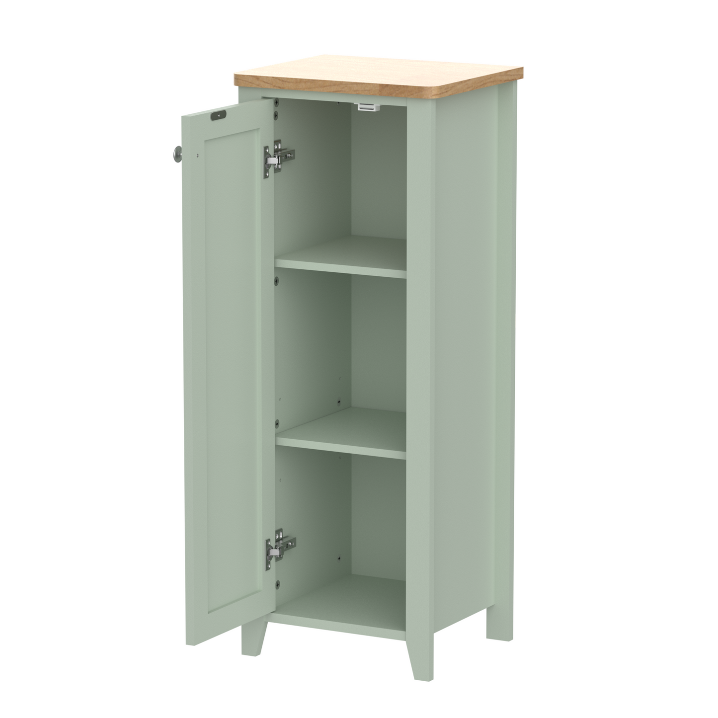 Olivia Single Door Floor Cabinet - Sea Foam