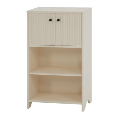 Alice Two door open shelf Console Unit