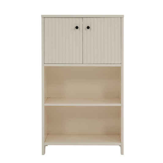Alice Two door open shelf Console Unit