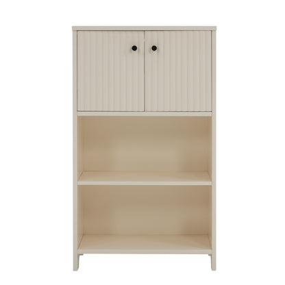 Alice Two door open shelf Console Unit