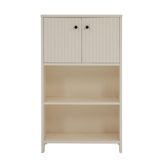 Alice Two door open shelf Console Unit