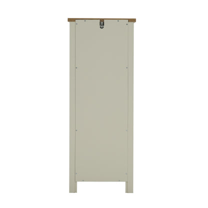 Olivia Single Door Floor Cabinet - Ivory