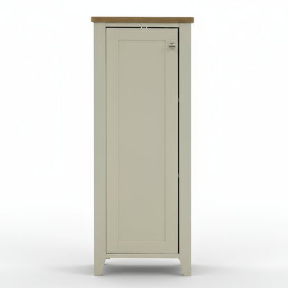 Olivia Single Door Floor Cabinet - Ivory