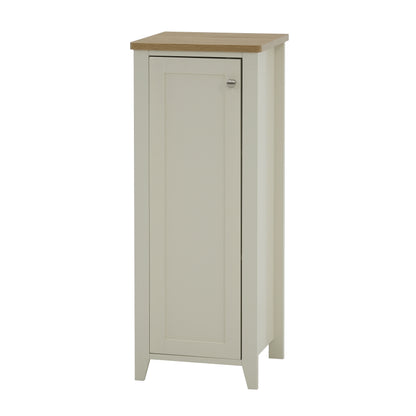 Olivia Single Door Floor Cabinet - Ivory