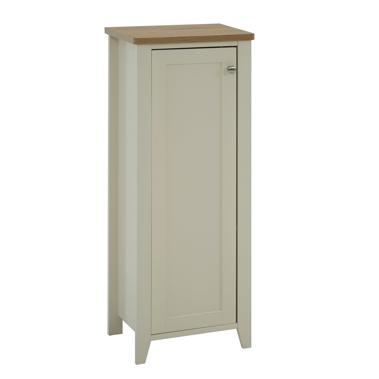 Olivia Single Door Floor Cabinet - Ivory