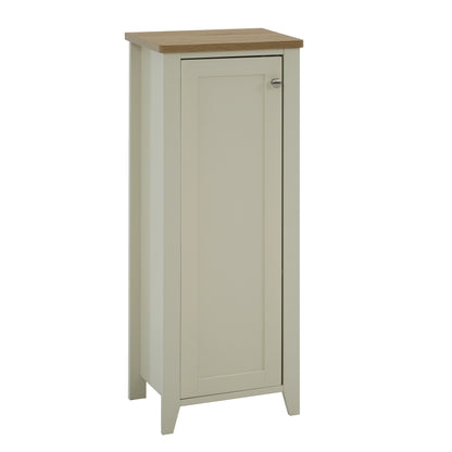 Olivia Single Door Floor Cabinet - Ivory
