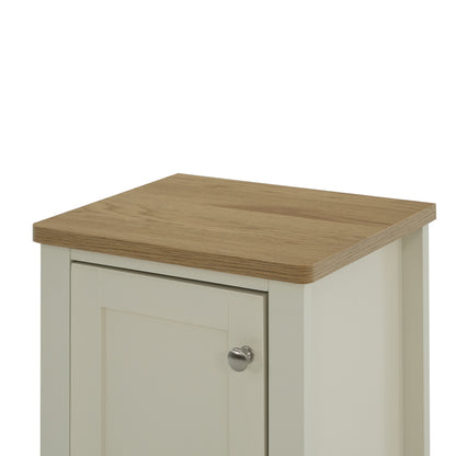 Olivia Single Door Floor Cabinet - Ivory