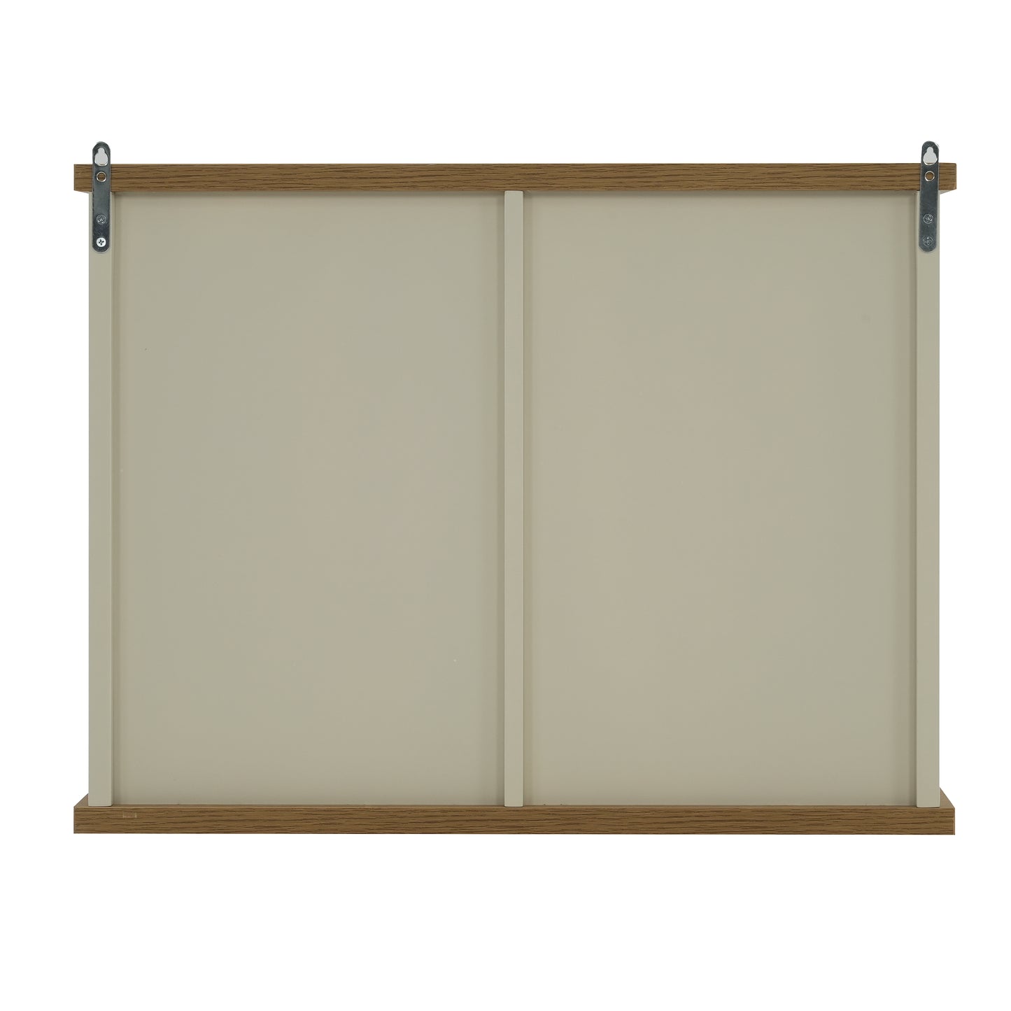 Olivia Single Mirrored Door Cabinet with Open Shelf - Ivory