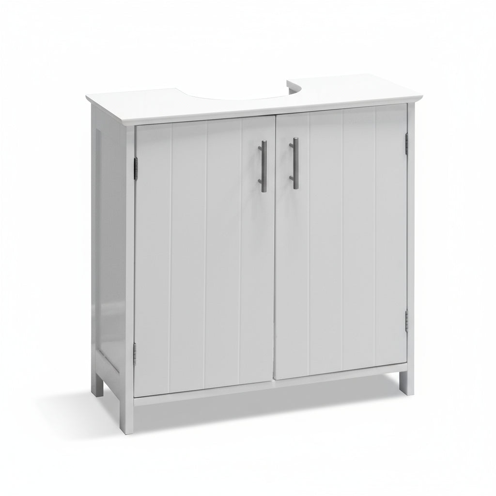 Devon Underbasin Cabinet - White