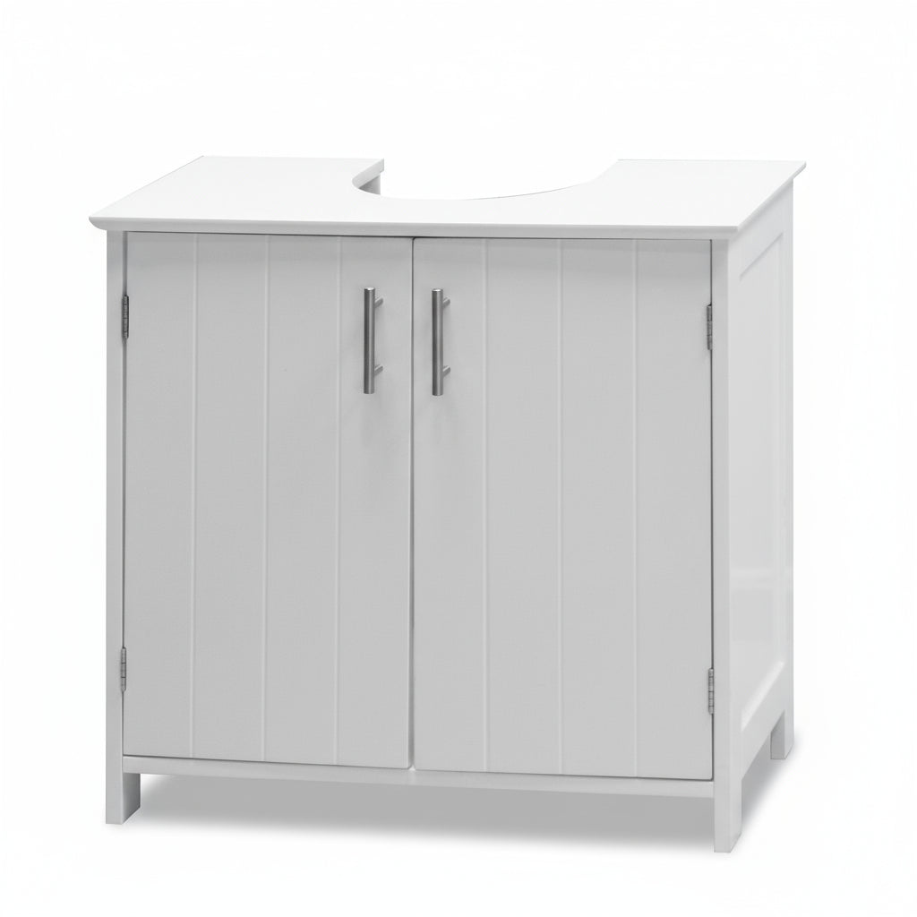 Devon Underbasin Cabinet - White