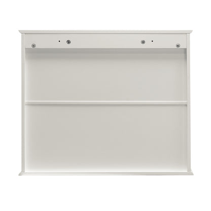 Devon Double Door Mirror Cabinet - White