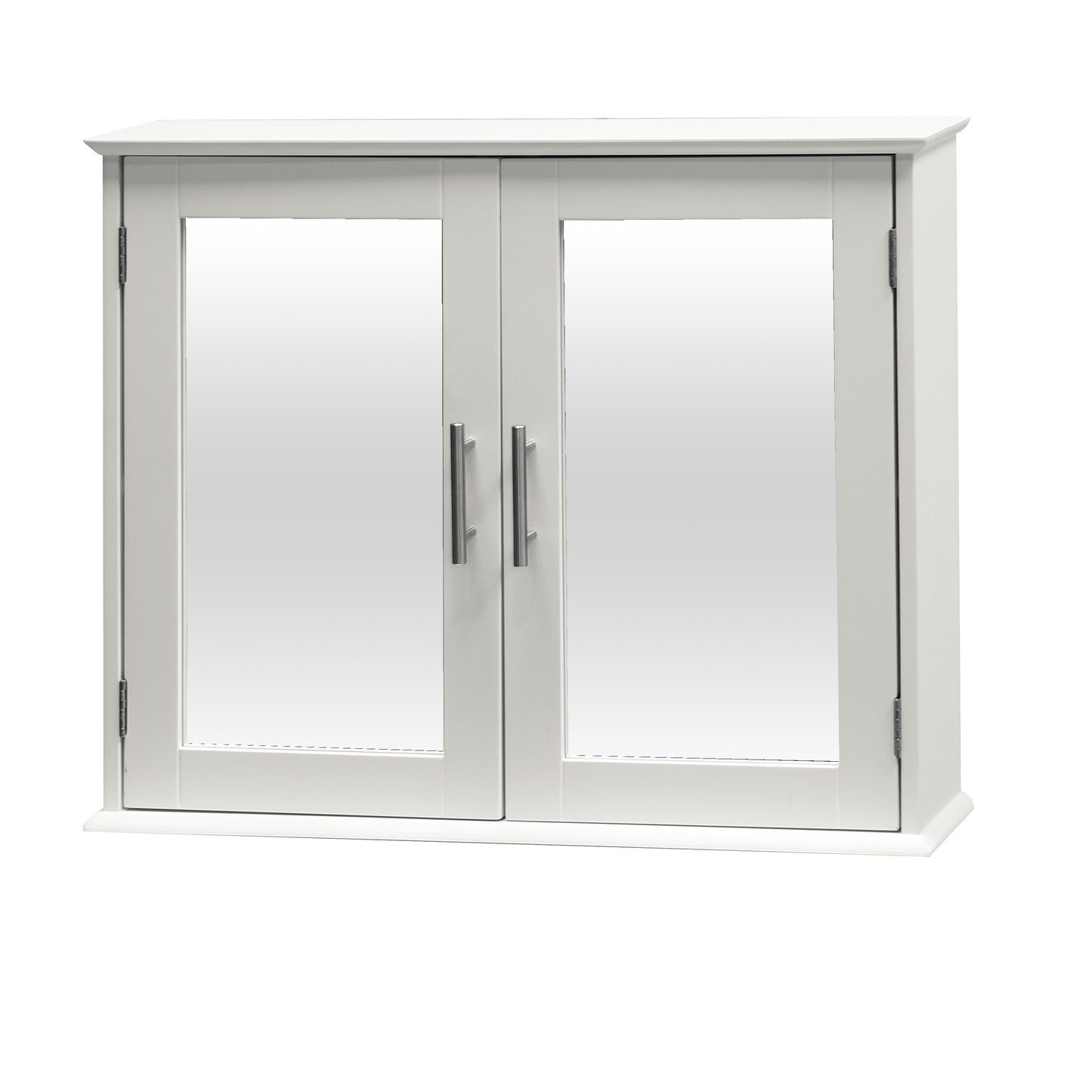 Devon Double Door Mirror Cabinet - White