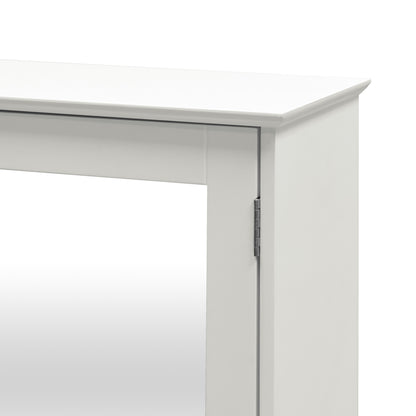 Devon Double Door Mirror Cabinet - White