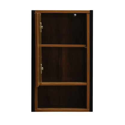 Rivet Mirror Cabinet - Wood Effect