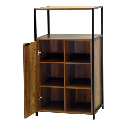 Rivet Console - Wood Effect