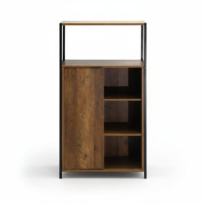 Rivet Console - Wood Effect