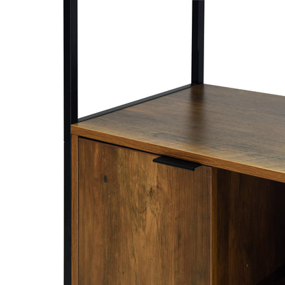 Rivet Console - Wood Effect