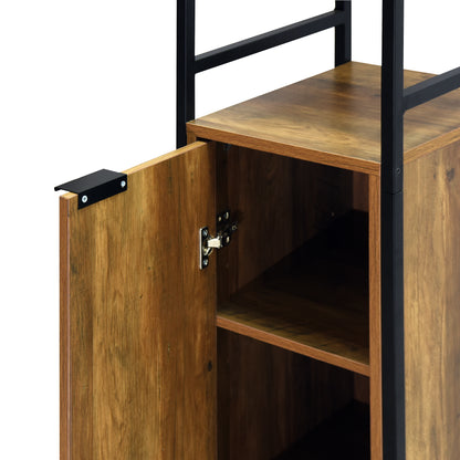 Rivet Tall Boy - Wood Effect