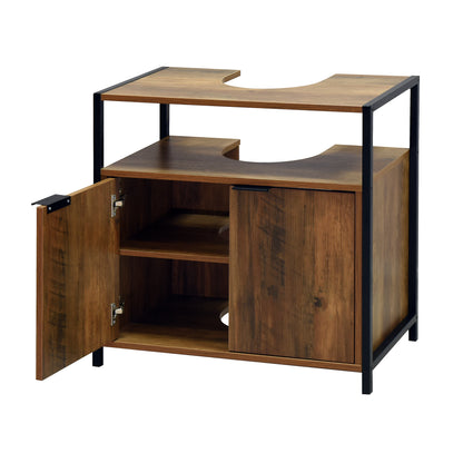 Rivet Under Basin - Wood Effect