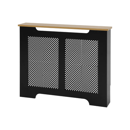 Eleanor Radiator Cover Medium - Black and Oak Effect Top