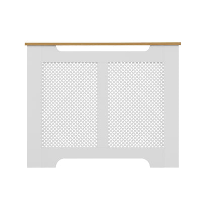Eleanor Radiator Cover Medium - White and Oak Effect Top