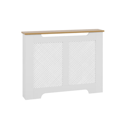 Eleanor Radiator Cover Medium - White and Oak Effect Top
