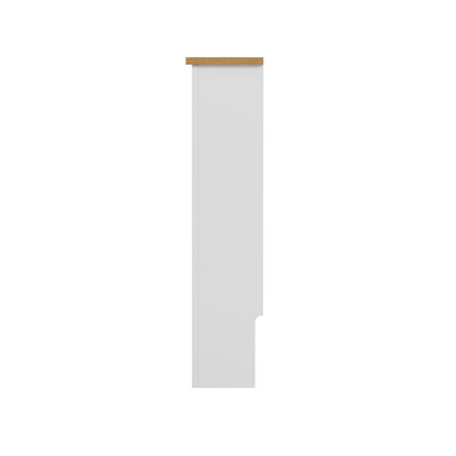 Eleanor Radiator Cover Medium - White and Oak Effect Top