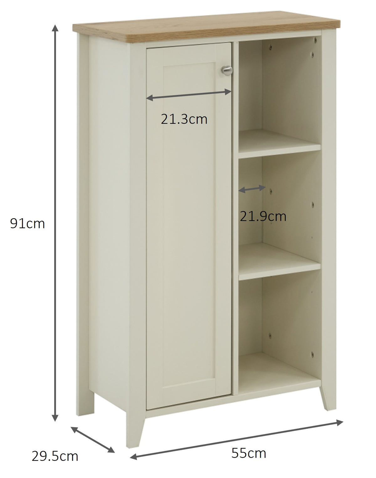 Olivia Console Cabinet - Ivory