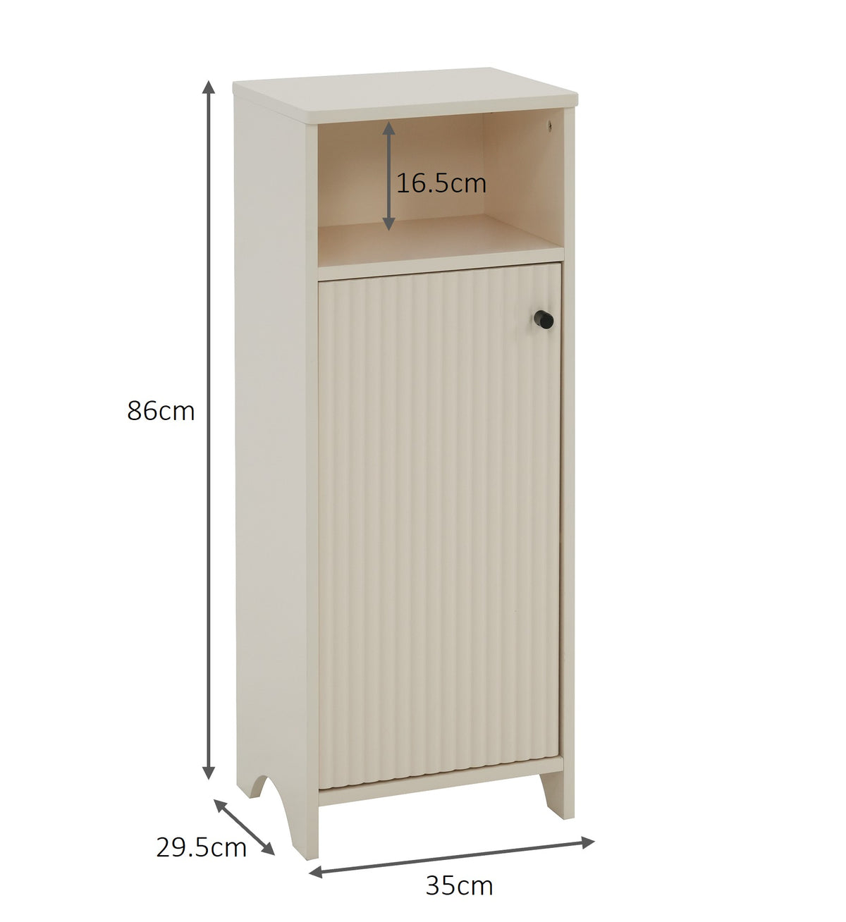 Alice Single Door Floor Cabinet