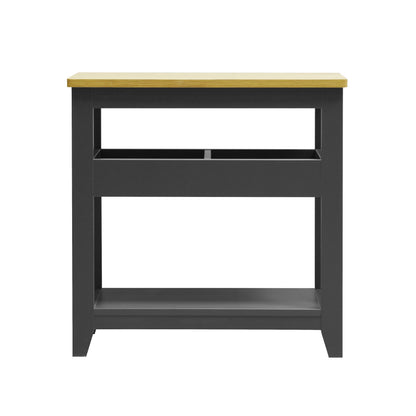 Windsor Sofa Side Table - Grey