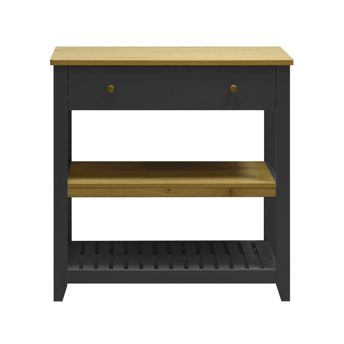 Windsor Console Table with Drawer - Grey