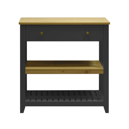 Windsor Console Table with Drawer - Grey