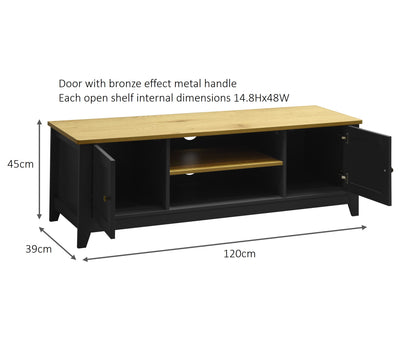 Windsor TV Cabinet - Grey