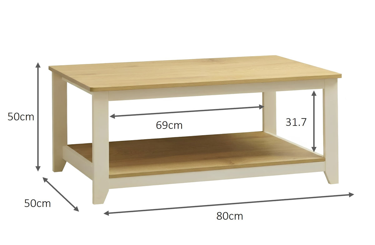 Windsor Coffee Table - Ivory