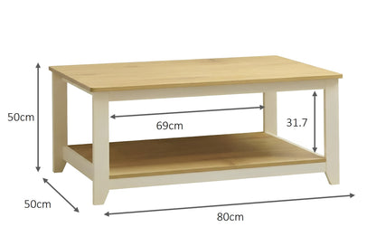 Windsor Coffee Table - Ivory