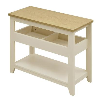Windsor Sofa Side Table - Ivory